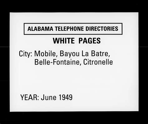 We've worked hard to offer up-to-date information and. . White pages alabama